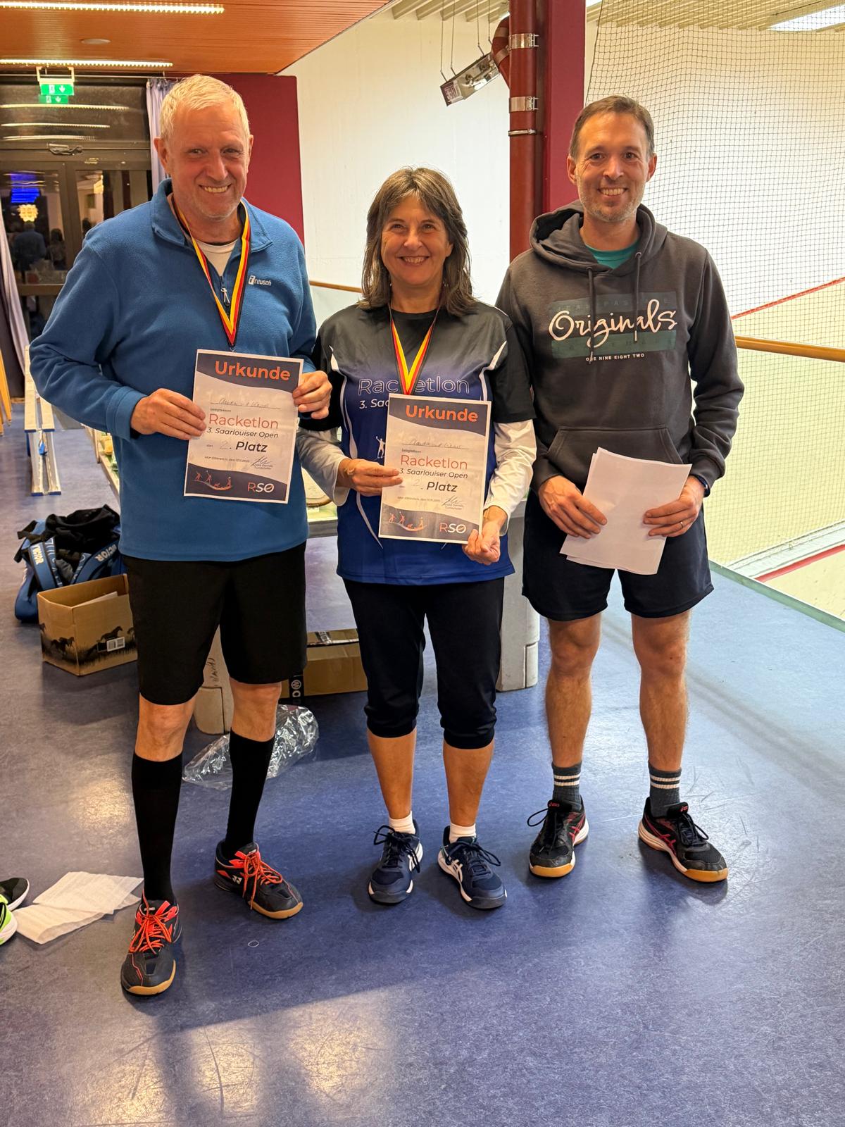 2. Platz Mixed - Claudia Faust Helmer & Werner Persch